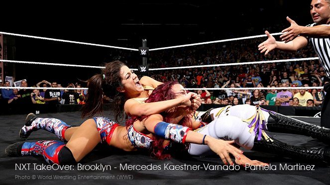 NXT TakeOver Brooklyn - Ashley Fliehr  Pamela Martinez  Mercedes Kaestner-Varnado