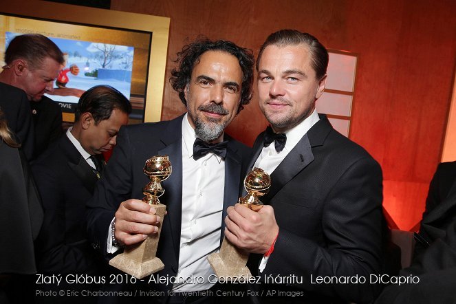 Zlatý Glóbus 2016 - Alejandro González Iñárritu  Leonardo DiCaprio